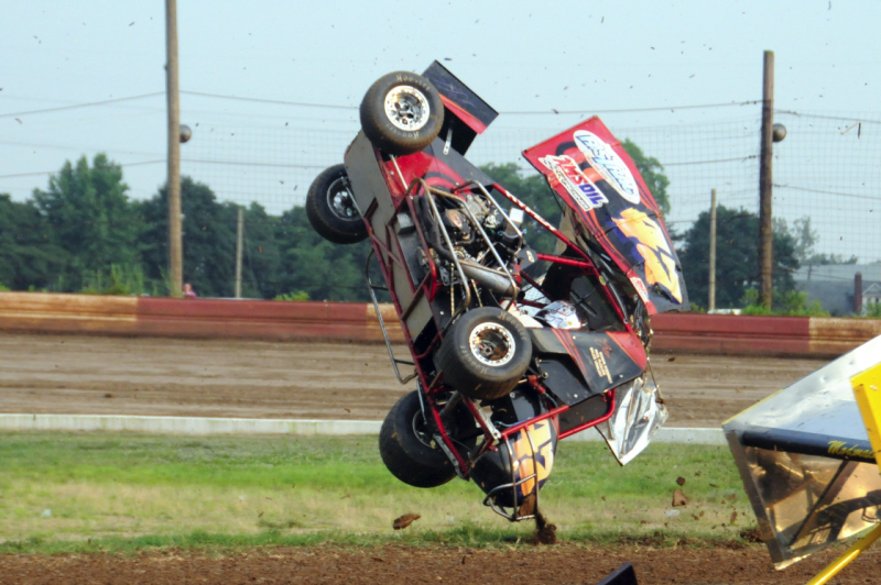 Bill Unglert took a wild ride in Heat 3.