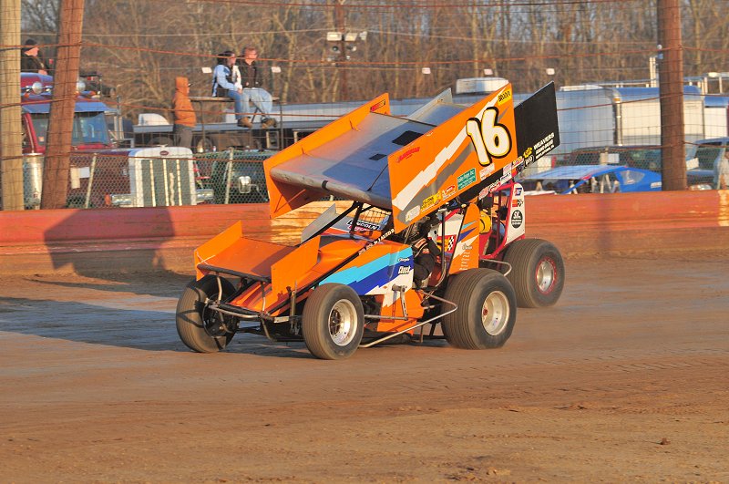 Chuck Palmucci took his second Bridgeport victory in the sprint division.