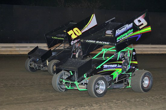 #70 Eddie Wagner #9 Joe Lord (WoS photo)