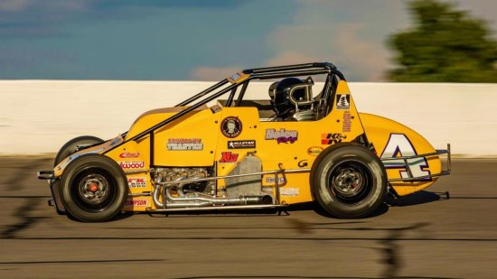 <strong>Kody Swanson (Kingsburg, Calif.) captured Saturday's Night Before the 500 Sprint Car victory at Lucas Oil Raceway in Brownsburg, Ind.<br />
(Rich Forman Photo)</strong>